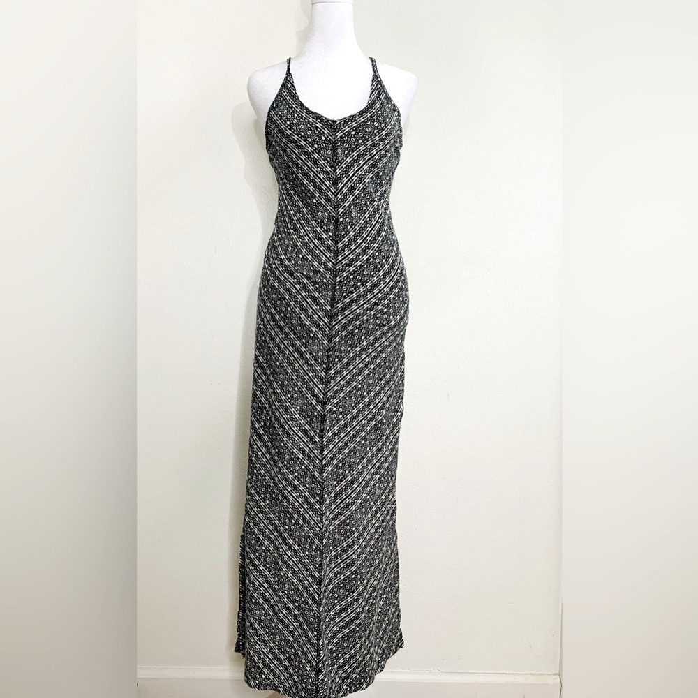 PATAGONIA, maxi, strappy dress, organic cotton, adjustable straps, size XS